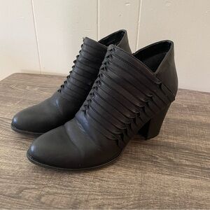 Fergalicious by Fergie Black Women's Ankle Boots Size 8